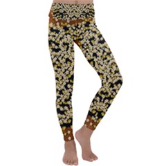 Free As A Flower And Frangipani In  Freedom Kids  Lightweight Velour Classic Yoga Leggings by pepitasart