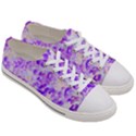 Purple Spring Flowers Women s Low Top Canvas Sneakers View3