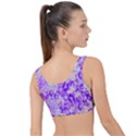 Purple Spring Flowers The Little Details Bikini Top View2