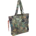 Earth Colors Abstract Art Drawstring Tote Bag View2