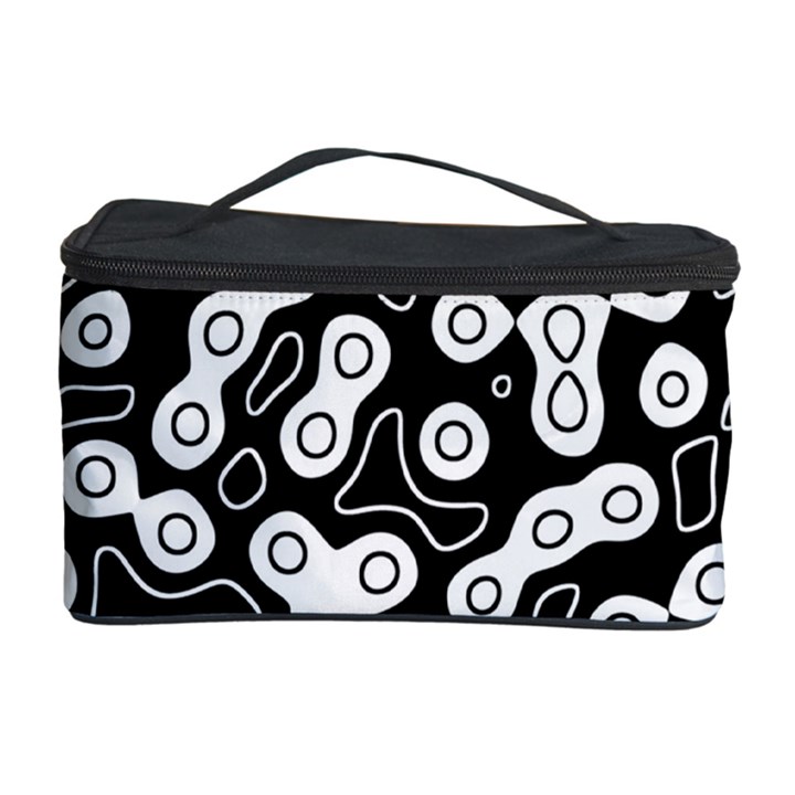 Black and White Abstract Art Cosmetic Storage