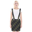 Grey Green Black Abstract Checkered Stripes Braces Suspender Skirt View1