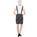 Grey Green Black Abstract Checkered Stripes Braces Suspender Skirt View2