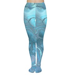 Blue Marble Abstract Art Tights