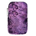 Amethyst Violet Abstract Marble Art Waist Pouch (Large) View1