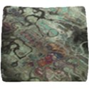 Black Green Grey Abstract Art Marble Texture Seat Cushion View1