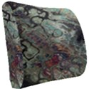 Black Green Grey Abstract Art Marble Texture Seat Cushion View2