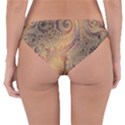 Terra Cotta Persian Orange Spirals Swirls Pattern Reversible Hipster Bikini Bottoms View2