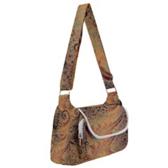 Terra Cotta Persian Orange Spirals Swirls Pattern Multipack Bag by SpinnyChairDesigns