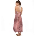 Orchid Pink and Blush Swirls Spirals Halter Tie Back Dress  View2