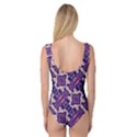 Amethyst and Pink Checkered Stripes Princess Tank Leotard  View2