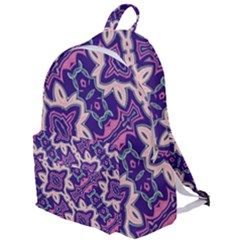 Amethyst And Pink Checkered Stripes The Plain Backpack by SpinnyChairDesigns