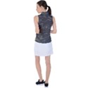 Taupe Umber Abstract Art Swirls Women s Sleeveless Polo Tee View2