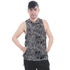 Comic Book Camouflage Men s Sleeveless Hoodie by SpinnyChairDesigns