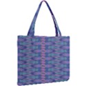 Purple Blue Ikat Stripes Mini Tote Bag View2