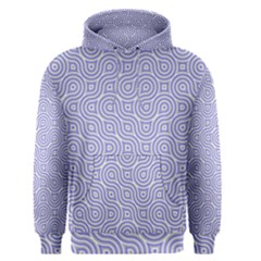 Royal Purple Grey And White Truchet Pattern Men s Core Hoodie by SpinnyChairDesigns