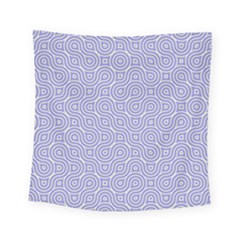 Royal Purple Grey And White Truchet Pattern Square Tapestry (small) by SpinnyChairDesigns