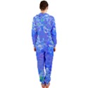 Bright Blue Paint Splatters Hooded Jumpsuit (Ladies)  View2