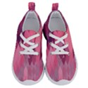 Pink Purple Diamond Pattern Running Shoes View1