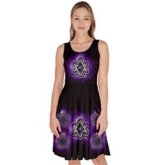 Attract Protection Ii Knee Length Skater Dress With Pockets by JoeiB