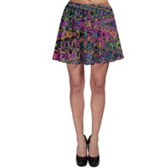 Colorful Bohemian Mosaic Pattern Skater Skirt by SpinnyChairDesigns