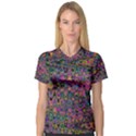 Colorful Bohemian Mosaic Pattern V-Neck Sport Mesh Tee View1