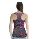 Colorful Bohemian Mosaic Pattern Racer Back Sports Top View2