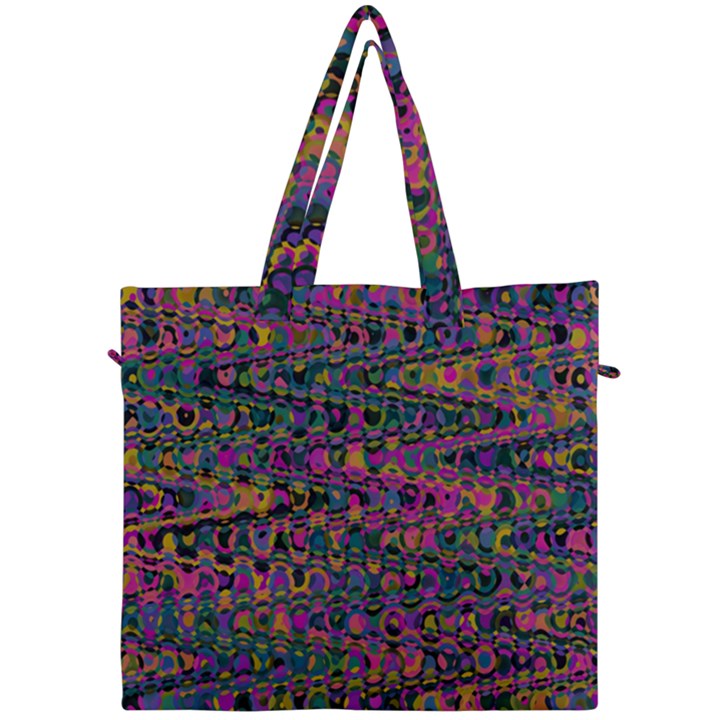 Colorful Bohemian Mosaic Pattern Canvas Travel Bag