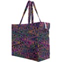 Colorful Bohemian Mosaic Pattern Canvas Travel Bag View2