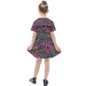 Colorful Bohemian Mosaic Pattern Kids  Sailor Dress View2