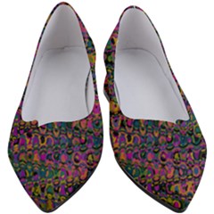 Colorful Bohemian Mosaic Pattern Women s Block Heels  by SpinnyChairDesigns