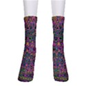 Colorful Bohemian Mosaic Pattern Men s Crew Socks View1