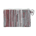 Abstract Grunge Stripes Red White Green Canvas Cosmetic Bag (Large) View2