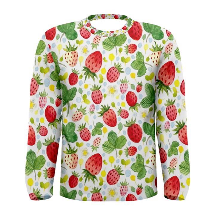 Huayi-vinyl-backdrops-for-photography-strawberry-wall-decoration-photo-backdrop-background-baby-show Men s Long Sleeve Tee