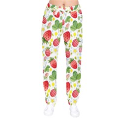 Huayi-vinyl-backdrops-for-photography-strawberry-wall-decoration-photo-backdrop-background-baby-show Women Velvet Drawstring Pants by Sobalvarro