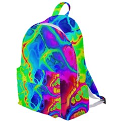 Abstract Art Tie Dye Rainbow The Plain Backpack by SpinnyChairDesigns