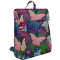 Butterfly Garden Art Flap Top Backpack View2