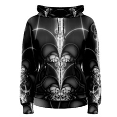 Abstract Black And White Art Women s Pullover Hoodie by SpinnyChairDesigns