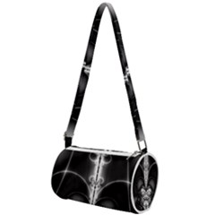 Abstract Black And White Art Mini Cylinder Bag