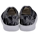 Abstract Black and White Stripes Kids  Classic Low Top Sneakers View4