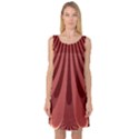 Vermilion Stripes Sleeveless Satin Nightdress View1