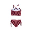 Vermilion Stripes Girls  Tankini Swimsuit View2