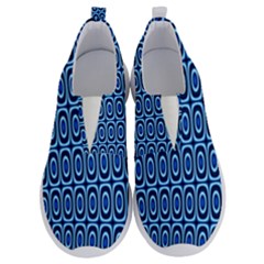 Abstract Blue Circles Mosaic No Lace Lightweight Shoes by SpinnyChairDesigns