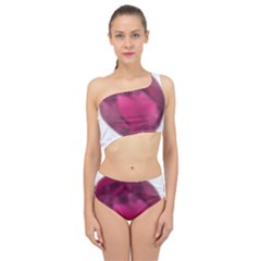 Fun Fuschia Spliced Up Two Piece Swimsuit by Janetaudreywilson