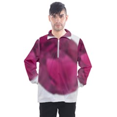 Fun Fuschia Men s Half Zip Pullover by Janetaudreywilson