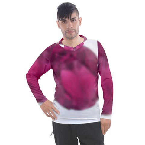 Fun Fuschia Men s Pique Long Sleeve Tee by Janetaudreywilson