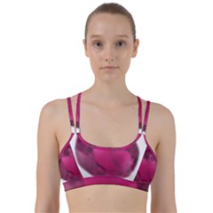 Fun Fuschia Line Them Up Sports Bra by Janetaudreywilson