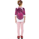 Fun Fuschia Kids  Quarter Sleeve Raglan Tee View2