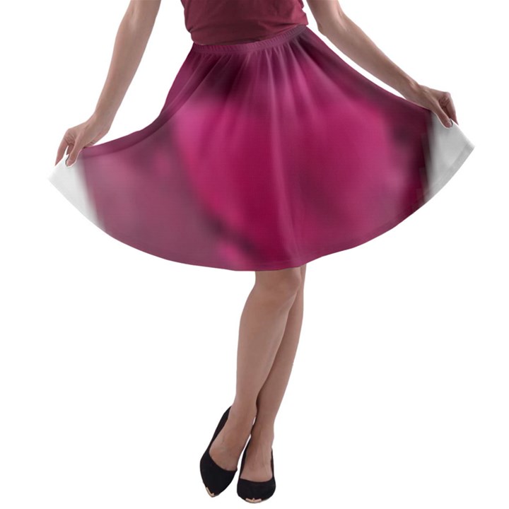 Fun Fuschia A-line Skater Skirt