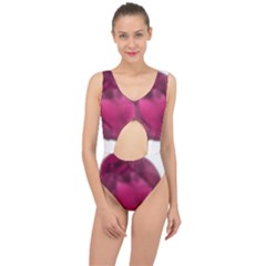 Fun Fuschia Center Cut Out Swimsuit by Janetaudreywilson